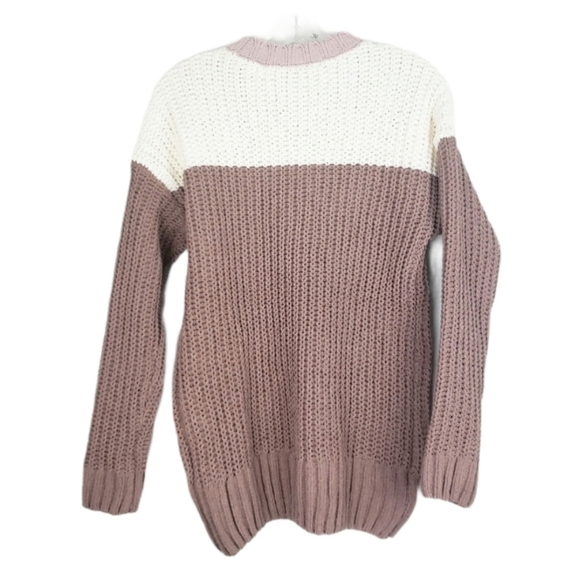 NWT Olivia Sky Colorblock Chenille Sweater Small - Picture 2 of 2